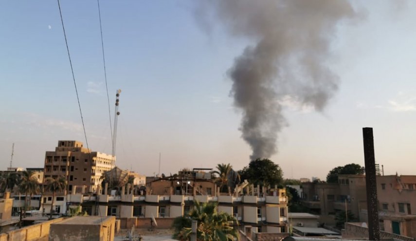 اندلاع حريق داخل فندق بلوم في بغداد