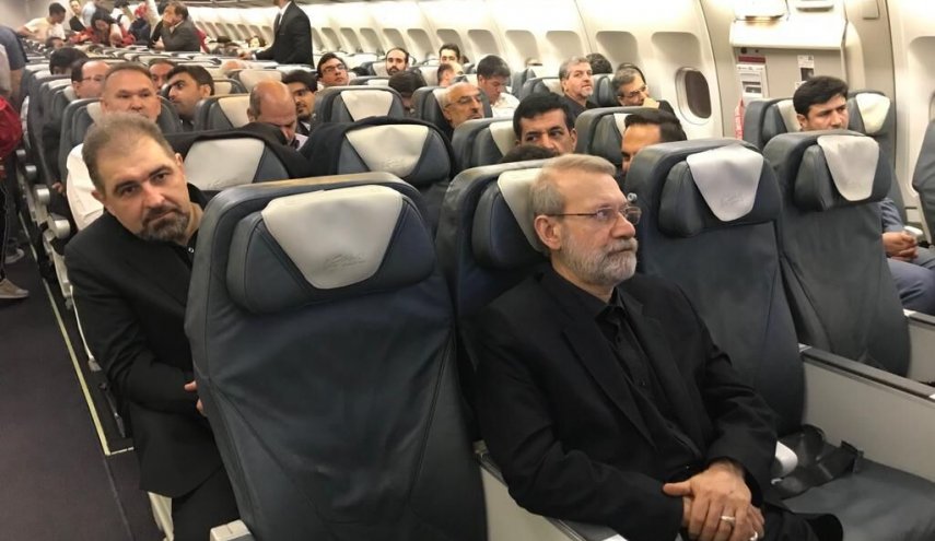 لاریجانی تهران را به مقصد بلگراد ترک کرد