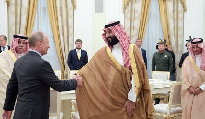 دیدار پوتین و محمد بن سلمان در ریاض 
