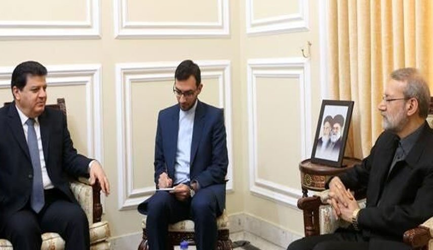 لاریجانی بر حمایت‌ ایران از حفظ تمامیت ارضی سوریه تاکید کرد