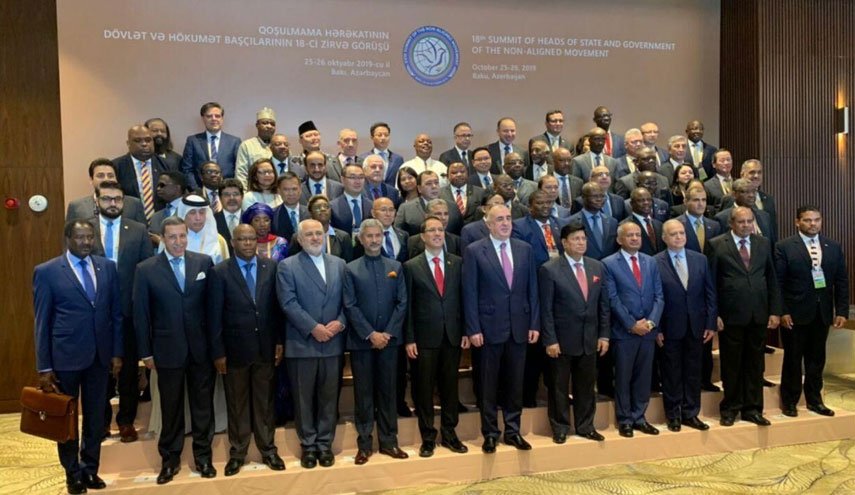 با حضور ظریف؛ نشست وزیران امور خارجه جنبش عدم تعهد در باکو آغاز شد/ روحانی فردا در هجدهمین اجلاس سران عدم تعهد سخنرانی می کند