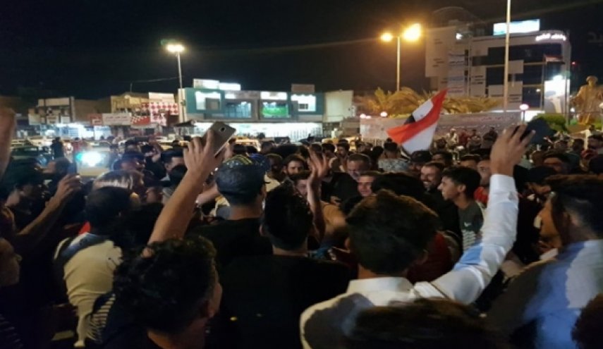 اعلام قانون منع آمد و شد در بغداد
