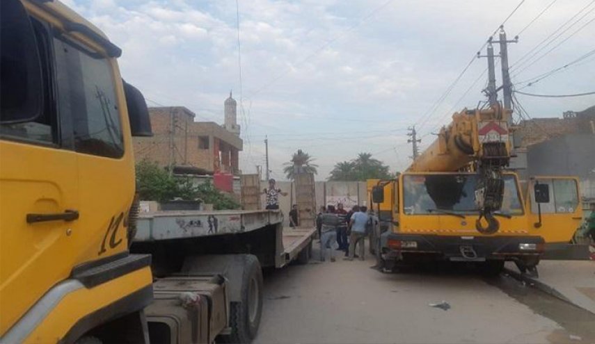امانة بغداد تفتح شارعاً مغلقاً غرب العاصمة