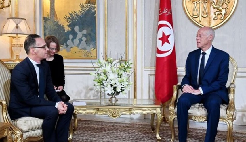 دیدار وزیر خارجه آلمان با رئیس‌جمهور تونس
