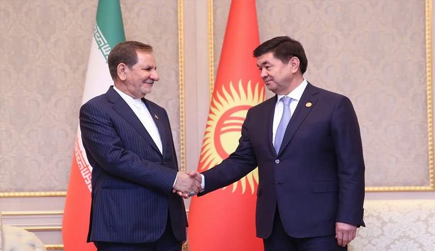 جهانگیری: ایران علاقمند به توسعه روابط با قرقیزستان است
