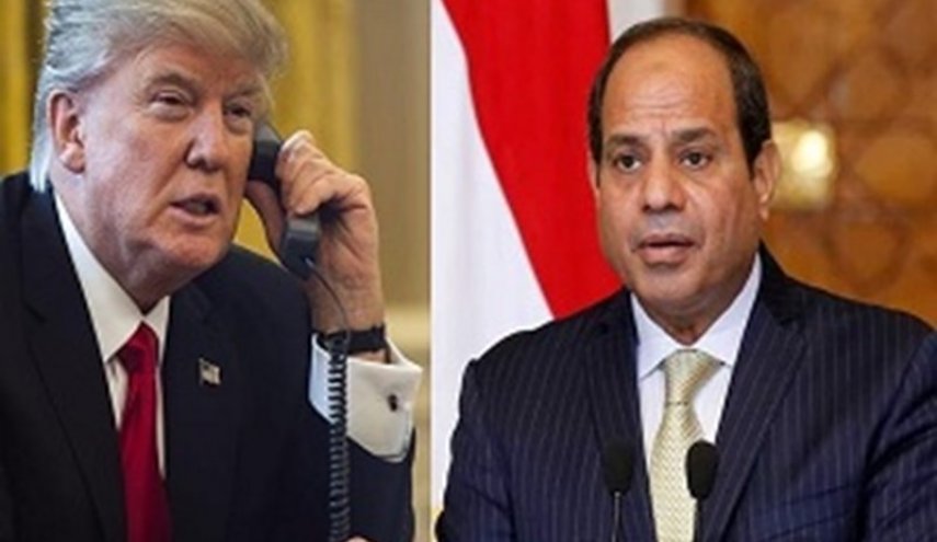 رایزنی تلفنی السیسی و ترامپ درباره اختلافات مصر و اتیوپی