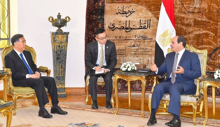 السيسي يستقبل مسؤولا صينيا كبيرا