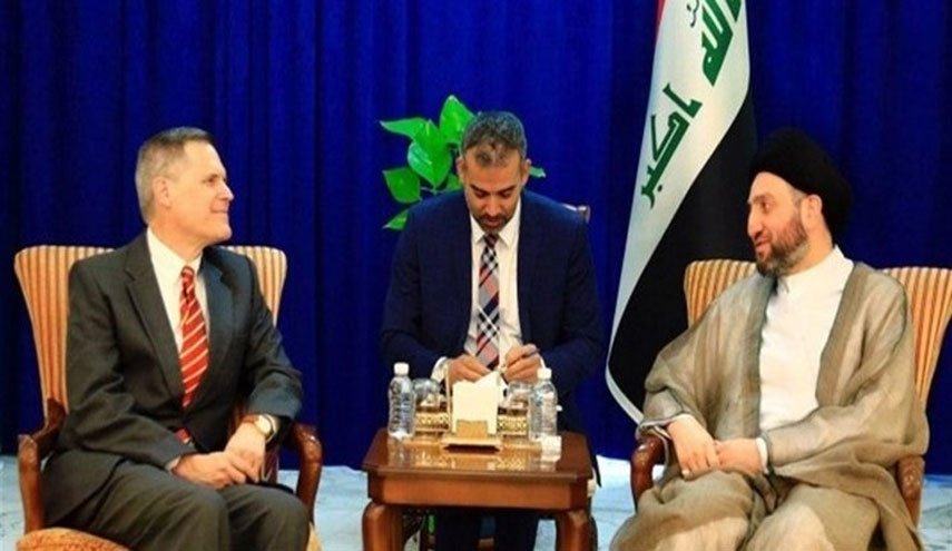 عمار الحکیم در دیدار با سفیر آمریکا: مشکلات عراق باید بدون دخالت خارجی حل شود