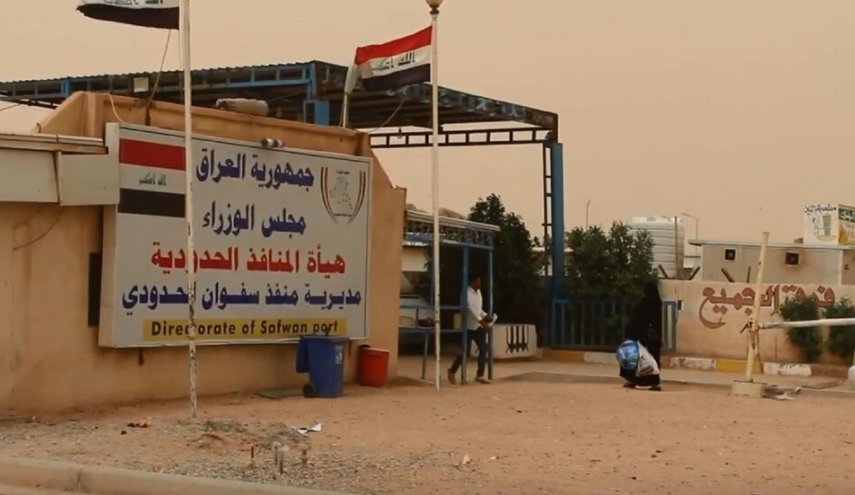 معترضان عراقی گذرگاه سفوان در مرز کویت را بستند
