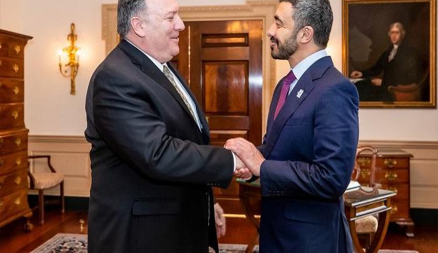 بومبيو يلتقي بن زايد..كل القضايا حاضرة باللقاء سوى شرعنة الاستيطان! 