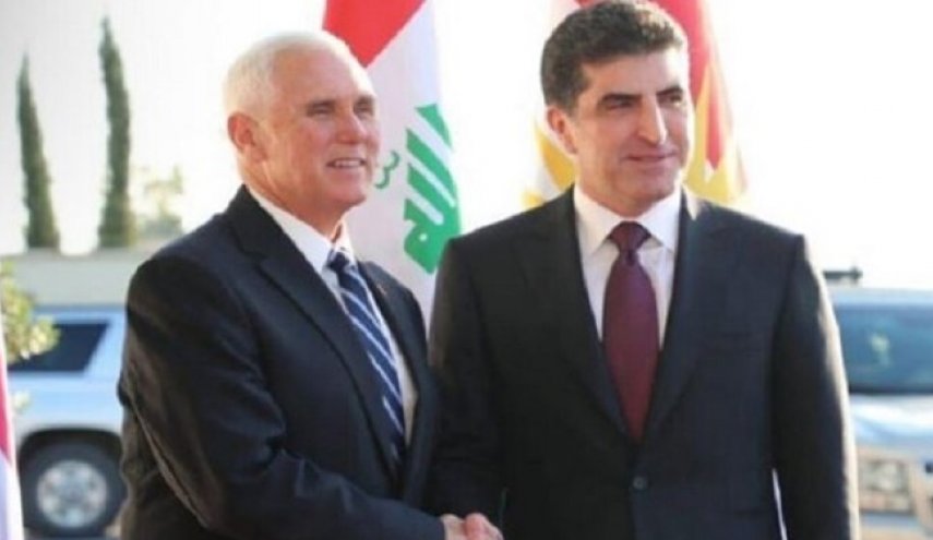 بارزانی سفر پنس به اربیل را نشانه «حمایت از عراق» خواند
