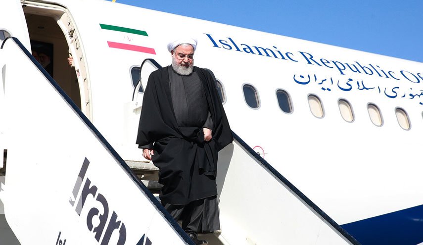 رئیس‌جمهوری وارد استان سمنان شد