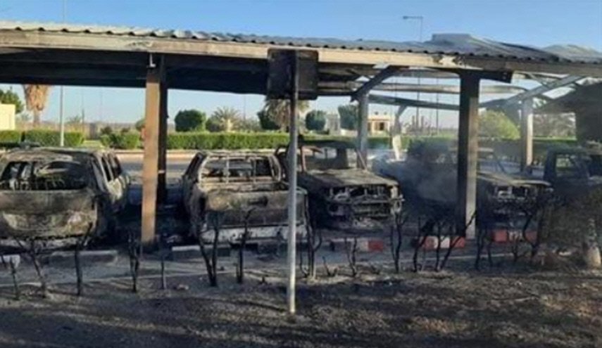 شاهد.. آثار الاشتباكات المسلحة في حقل الفيل النفطي