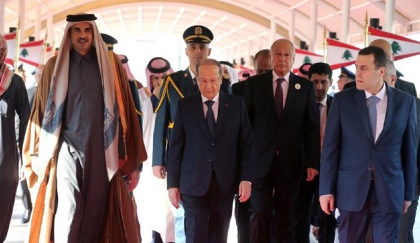 دعوت لبنان از امیر قطر برای سفر به بیروت
