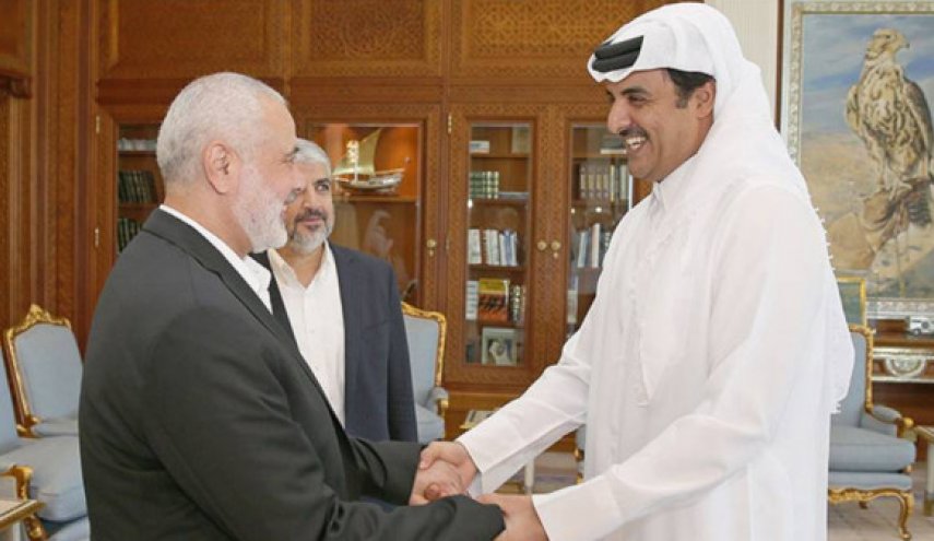 هنیه با امیر قطر دیدار کرد
