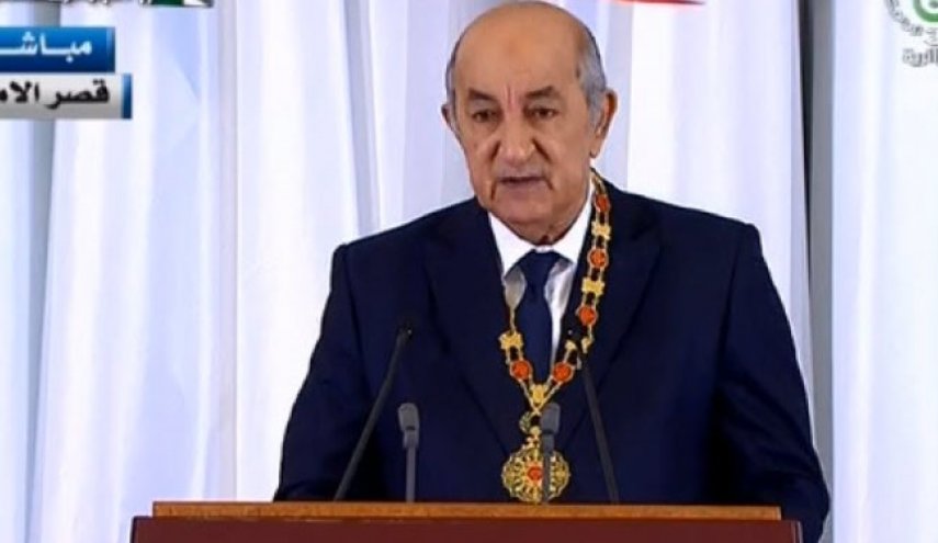 رئیس جمهور جدید الجزائر سوگند یاد کرد
