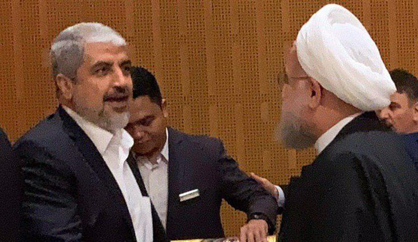 دیدار خالد مشعل با روحانی