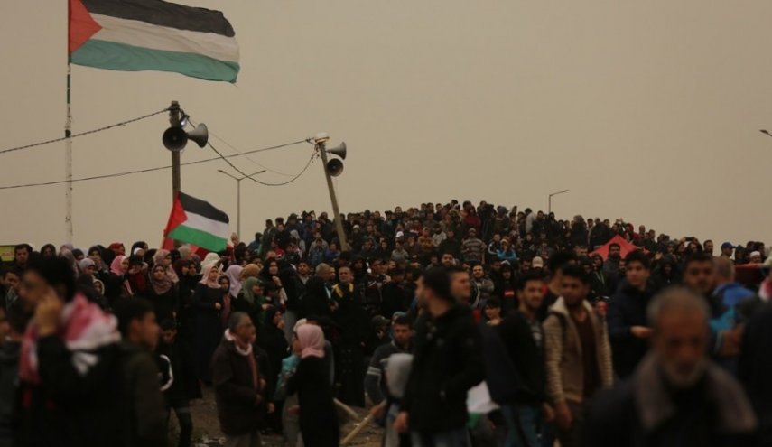 زخمی شدن 32 فلسطینی در 85مین راه پیمایی های بازگشت