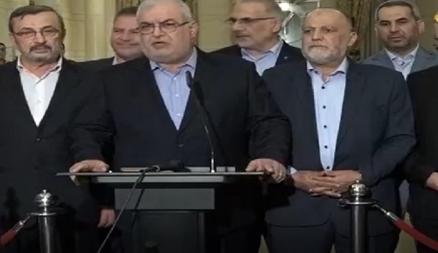 دیدار حسان دیاب با هیئت پارلمانی وفاداری به مقاومت