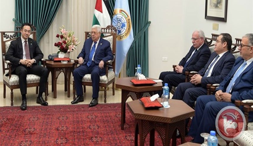 دیدار وزیر ژاپنی با مقامات تشکیلات خودگردان فلسطین