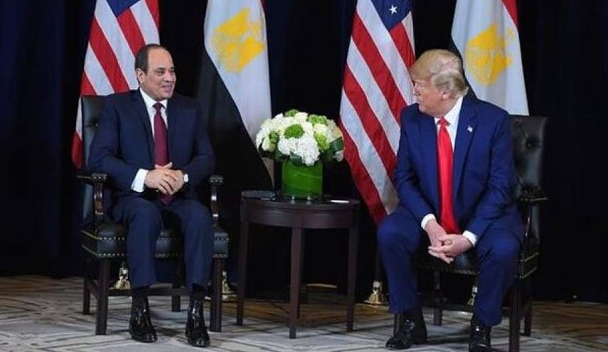 گفت وگوی تلفنی سیسی با ترامپ در باره لیبی/ حمایت رییس جمهوری مصر از حفتر