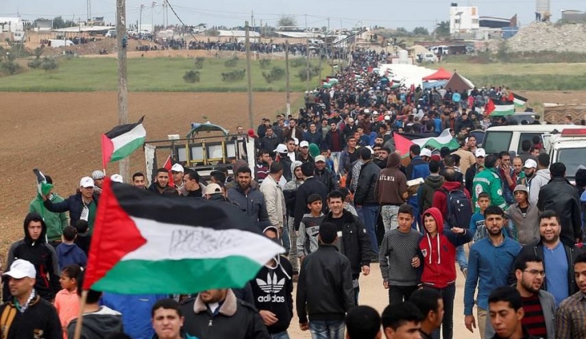مسيرات العودة ستكون شهريا وفي مناسبات وطنية بارزة 