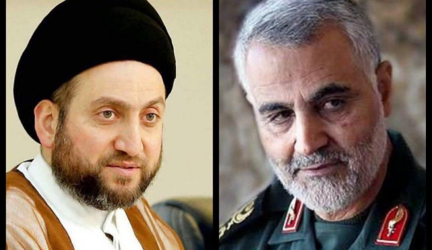 عمار حکیم شهادت سردار سلیمانی را تسلیت گفت 