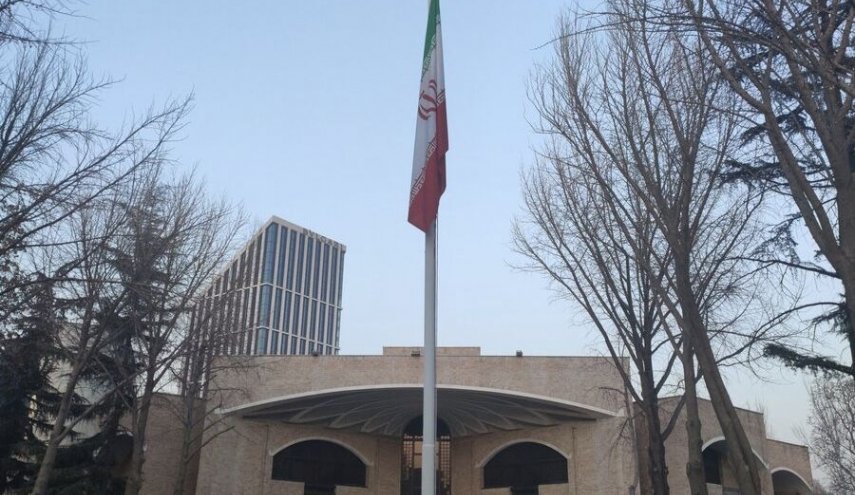نیمه افراشته شدن پرچم سفارت ایران در کشورهای مختلف