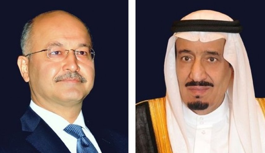 الملك سلمان يهاتف الرئيس العراقي..هذا ما دار بينهما