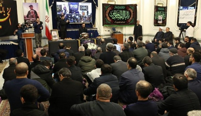 مراسم تجدید عهد و پیمان با سردار شهید در مسکو
