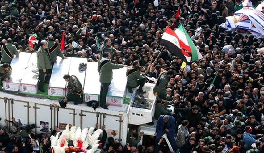 حضور میلیونی تشییع‌کنندگان سردار سلیمانی از نگاه رویترز