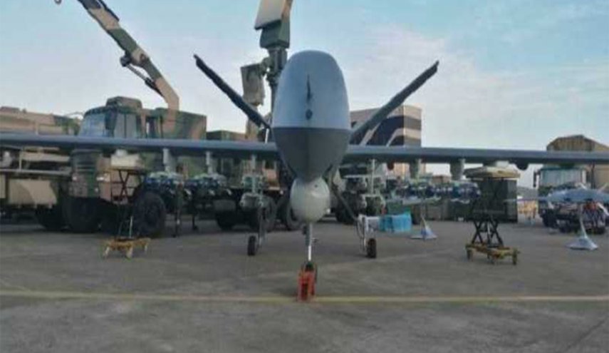 إسقاط طائرة تجسس من نوع CH-4 تابعة للعدوان السعودي في الجوف
