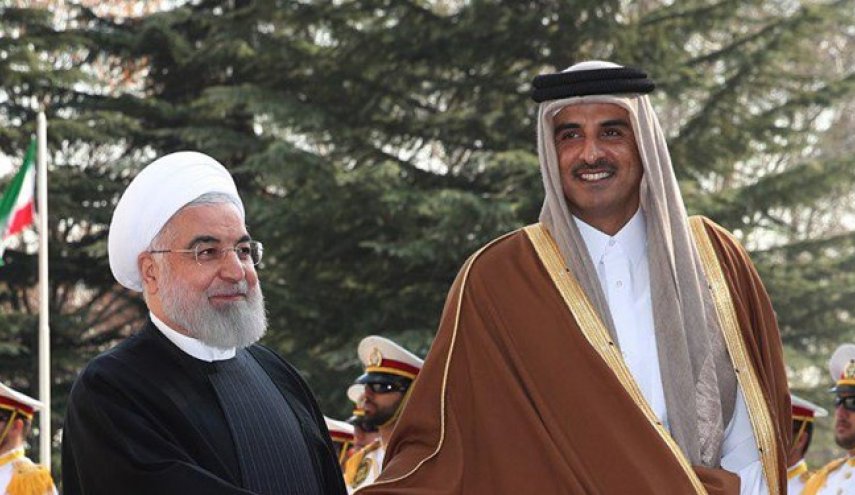 مذاکرات خصوصی روحانی و امیر قطر