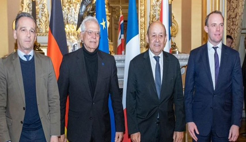 لودریان، ماس و راب به همراه جوزپ بورل در پاریس/ رایزنی درباره برجام و اوضاع خاورمیانه