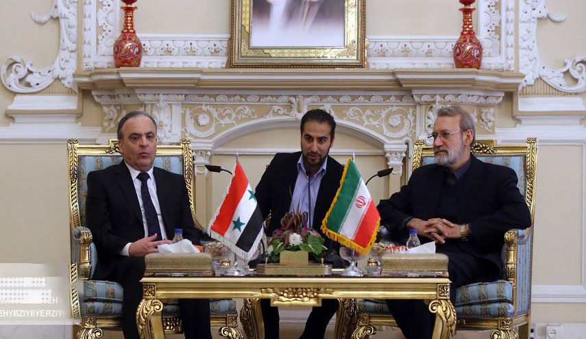 دیدار نخست وزیر سوریه با علی لاریجانی