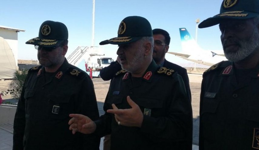 سردار سلامی جهت بازدید از مناطق سیل‌زده بلوچستان وارد «چابهار» شد