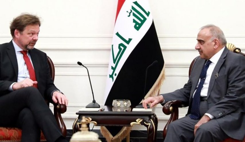 فرستاده دولت آلمان با نخست‌وزیر عراق دیدار کرد
