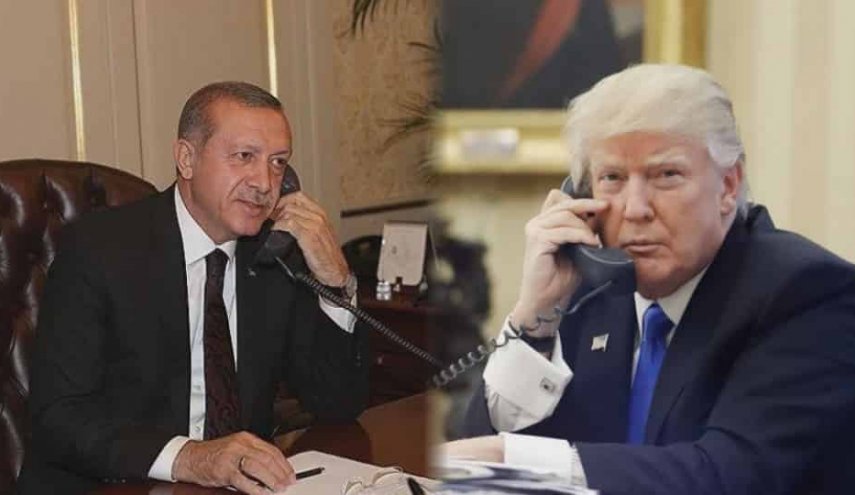 گفت‌وگوی تلفنی ترامپ و اردوغان درباره تحولات منطقه
