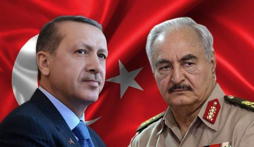اردوغان: حفتر قابل اعتماد نیست