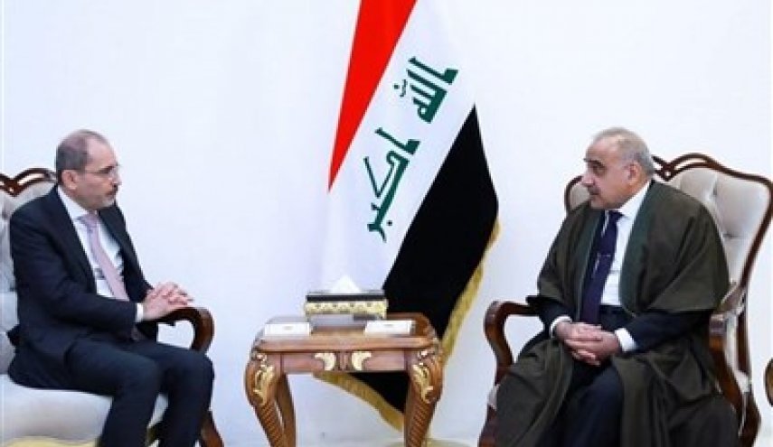 دیدار وزیر خارجه اردن با عادل عبدالمهدی