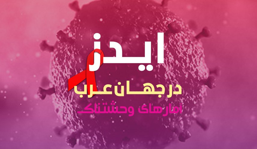 اینفوگرافیک/ آمارهای وحشتناک ایدز، در جهان عرب