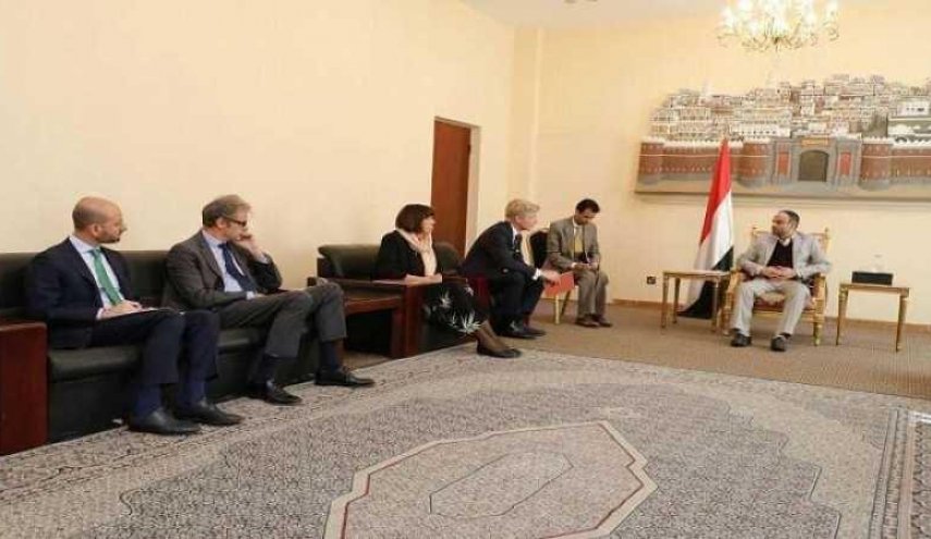 دیدار مشاط با سفرای اتحادیه اروپا فرانسه و هلند در یمن
