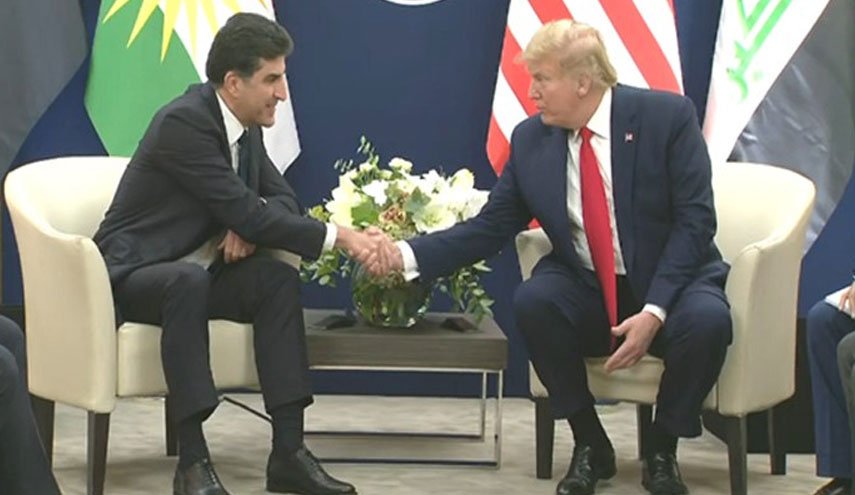 ترامپ و نیچروان بارزانی در داووس دیدار کردند