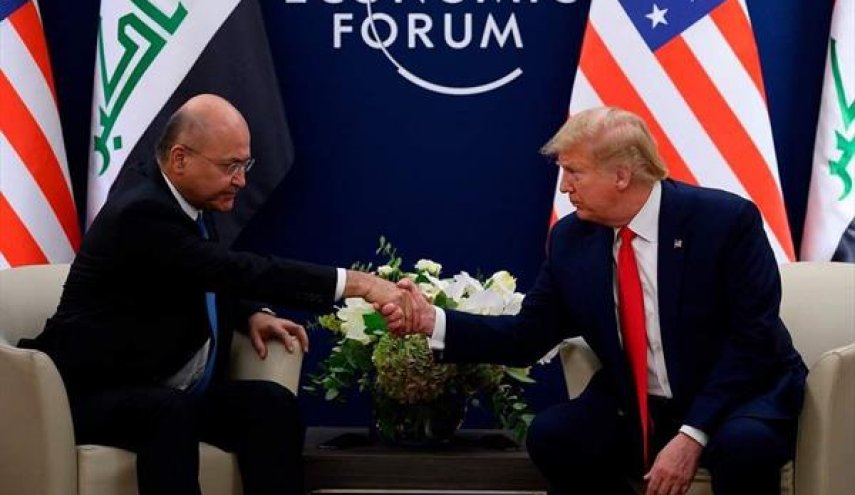 مشاور رئیس‌جمهور عراق در اعتراض به دیدار برهم صالح با ترامپ استعفا کرد