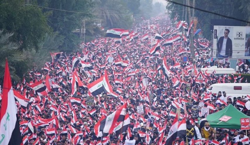 گردان‌های سرایا السلام: تظاهرات امروز، یک همه‌پرسی علیه اشغالگری آمریکا است