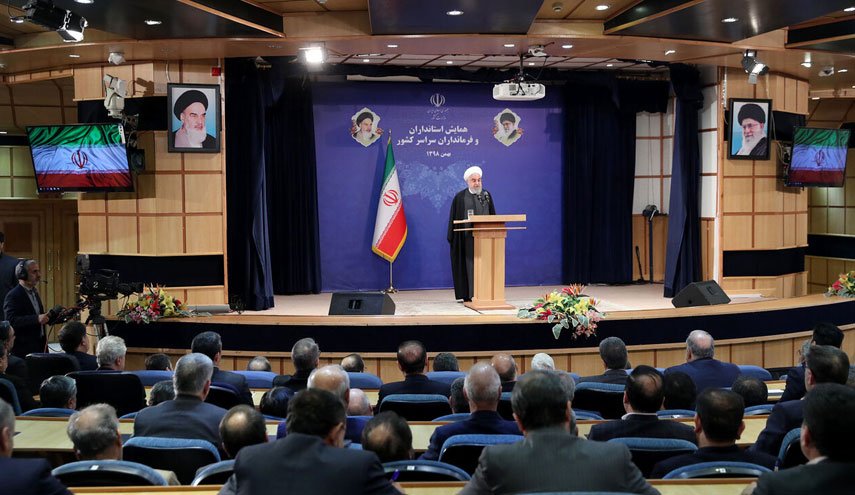 روحانی: قدرت مردم دائمی است/ با صندوق رای قهر نکنیم/ دشمنان فکر می کردند بیشتر از چند ماه نمی توانیم در برابر فشارهای اقتصادی دوام بیاوریم/ ترامپ تروریست می خواهد دور ایران دیوار بکشد 