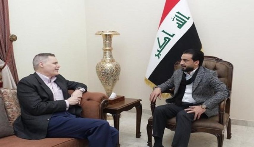 دیدار سفیر آمریکا با رئیس پارلمان عراق

