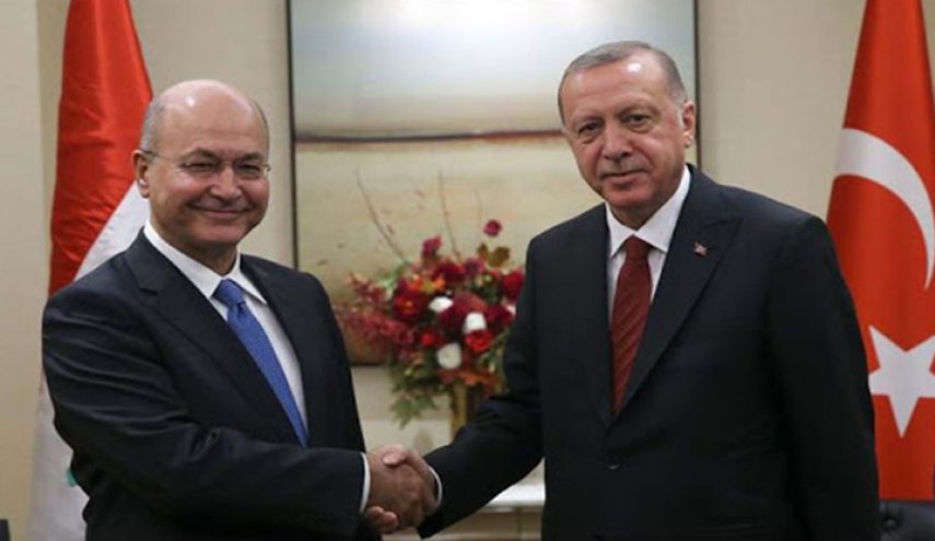 صالح واردوغان يؤكدان ضرورة التنسيق والتعاون المشترك بين البلدين