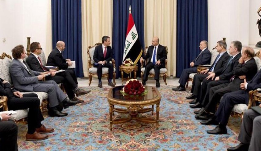 الرئيس العراقي يؤكد أهمية مساهمة بلجيكا في اعادة الإعمار