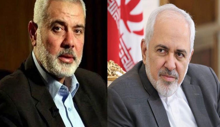 گفت وگوی تلفنی ظریف و هنیه درباره تحولات فلسطین و طرح آمریکایی ـ صهیونیستی معامله قرن